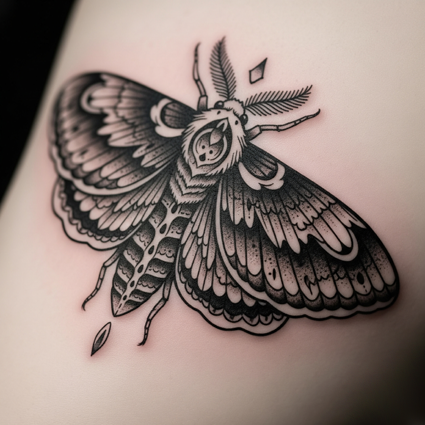 Schmetterlings- und Motten-Tattoos: Die faszinierende Welt der Flügel auf der Haut